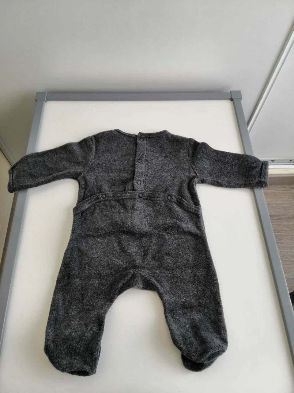 Pyjama van fluweel (Grijs, polar season) 3 maanden Kiabi – photo 2